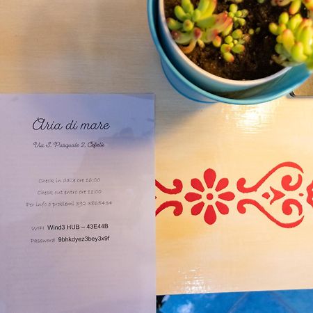 Aria Di Mare Rooms Cefalu Exterior photo